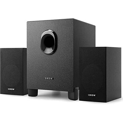 OR O R O W OROW Computer Speakers with Subwoofer,16W PC Speakers with Deep Bass,USB Powered,HIFI Desktop Speaker System with 3.5mm AUX,Great for Laptop/TV/Tablet/Monitor(S211) OR O R O W OROW Computer Speakers with Subwoofer,16W PC Speakers with Deep Bass,USB Powered,HIFI Desktop Speaker System with 3.5mm AUX,Great for Laptop/TV/Tablet/Monitor(S211)
