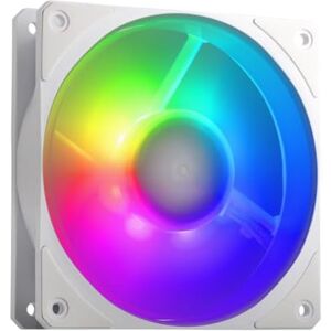 Cooler Master Mobius 120P ARGB Radiator Fan White Edition Ring Blade Design (PWM), Loop Dynamic Bearing System (max. 75.2 CFM, 3.63 mmH2O, 30 dBA), Chamfered Air-Focus Frame Addressable Gen 2 RGB Cooler Master Mobius 120P ARGB Radiator Fan White Edition Ring Blade Design (PWM), Loop Dynamic Bearing System (max. 75.2 CFM, 3.63 mmH2O, 30 dBA), Chamfered Air-Focus Frame Addressable Gen 2 RGB