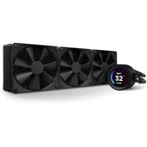 NZXT Kraken Elite 360 RL-KN36E-B1-360mm AIO CPU Liquid Cooler Customizable 2.36" Wide-Angle LCD Display for GIFs, Images, Performance Metrics and More 3 x F120P Fans Black NZXT Kraken Elite 360 RL-KN36E-B1-360mm AIO CPU Liquid Cooler Customizable 2.36" Wide-Angle LCD Display for GIFs, Images, Performance Metrics and More 3 x F120P Fans Black