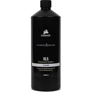 Corsair Hydro X Series, XL5 Performance Coolant, 1 Litre (Vibrant Translucent Colour, Long-Life Composition, Enhanced Anti-Corrosion and Anti-Bacterial Inhibitors), Clear Corsair Hydro X Series, XL5 Performance Coolant, 1 Litre (Vibrant Translucent Colour, Long-Life Composition, Enhanced Anti-Corrosion and Anti-Bacterial Inhibitors), Clear