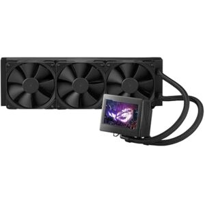 Asus ROG Ryujin III 360 All-in-one Liquid CPU Cooler with 360mm Radiator. Asetek 8th gen Pump, 3X Noctua industrialPPC 120mm Fans, 3.5” Color LCD Asus ROG Ryujin III 360 All-in-one Liquid CPU Cooler with 360mm Radiator. Asetek 8th gen Pump, 3X Noctua industrialPPC 120mm Fans, 3.5” Color LCD