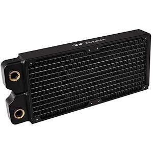 Thermaltake Pacific DIY Liquid Cooling System Clm240 40mm Thick High-Density Fins Dual-Row Copper Tubes Copper Radiator CL-W236-CU00BL-A Thermaltake Pacific DIY Liquid Cooling System Clm240 40mm Thick High-Density Fins Dual-Row Copper Tubes Copper Radiator CL-W236-CU00BL-A
