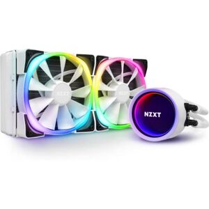 NZXT Kraken X53 RGB 240mm RL-KRX53-RW AIO RGB CPU Liquid Cooler Rotating Infinity Mirror Design Powered By CAM V4 RGB Connector Aer RGB V2 120mm Radiator Fans (2 Included) White NZXT Kraken X53 RGB 240mm RL-KRX53-RW AIO RGB CPU Liquid Cooler Rotating Infinity Mirror Design Powered By CAM V4 RGB Connector Aer RGB V2 120mm Radiator Fans (2 Included) White