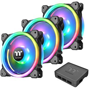 Thermaltake Riing Trio 12 RGB Radiator Fan / 3 Pack With Controller/Low Noise PWM Case Fan / 30 LED/NeonMaker Supported -Black Thermaltake Riing Trio 12 RGB Radiator Fan / 3 Pack With Controller/Low Noise PWM Case Fan / 30 LED/NeonMaker Supported -Black