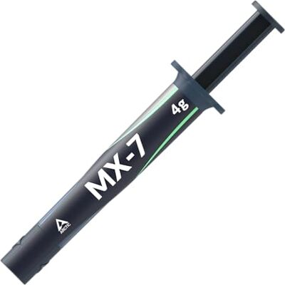 Arctic MX-7 (4 g) Ultimate Performance Thermal Paste, Long Durability For consoles, processors, graphics cards and laptops, high conductivity, long life, non-conductive or capacitive Arctic MX-7 (4 g) Ultimate Performance Thermal Paste, Long Durability For consoles, processors, graphics cards and laptops, high conductivity, long life, non-conductive or capacitive