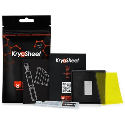 Thermal Grizzly KryoSheet 24x12x0.2mm – Ultra High Thermal Conductivity Graphene Thermal Pad – Perfect Alternative for Thermal Paste on CPU/GPU/PS4/PS5/Xbox – Made in Sweden Thermal Grizzly KryoSheet 24x12x0.2mm – Ultra High Thermal Conductivity Graphene Thermal Pad – Perfect Alternative for Thermal Paste on CPU/GPU/PS4/PS5/Xbox – Made in Sweden
