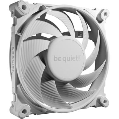be quiet! Silent Wings 4 120mm PWM High-Speed White Fan, Optimized Blades, Extraordinary High Performance, Extremely High Air Pressure, Very Silent Operation, 6-Pole Motor be quiet! Silent Wings 4 120mm PWM High-Speed White Fan, Optimized Blades, Extraordinary High Performance, Extremely High Air Pressure, Very Silent Operation, 6-Pole Motor
