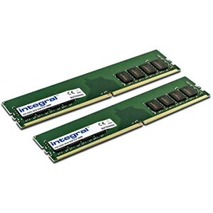Integral 64GB (2x 32GB) DDR4 RAM 3200MHz DIMM Desktop Computer Memory Module Kit Integral 64GB (2x 32GB) DDR4 RAM 3200MHz DIMM Desktop Computer Memory Module Kit