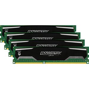 Ballistix Sport BLS4KIT4G3D1609DS1S00 16GB Kit (4GBx4) (DDR3, 1600 MT/s, PC3-12800, DIMM, 240-Pin) Ballistix Sport BLS4KIT4G3D1609DS1S00 16GB Kit (4GBx4) (DDR3, 1600 MT/s, PC3-12800, DIMM, 240-Pin)
