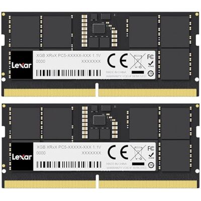 Lexar - SODIMM 2x16GB DDR5 - 5600MHz - RAM module Lexar - SODIMM 2x16GB DDR5 - 5600MHz - RAM module