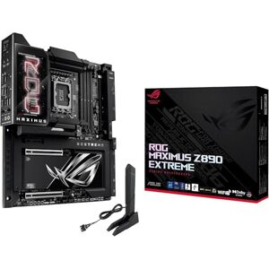 Asus Intel ROG Maximus Z890 Extreme E-ATX motherboard, 24+2+1+2 power stages, DDR5 slots, PCIe 5.0 with full support for next-gen GPUs, six M.2 slots, WiFi 7, Thunderbolt 5 ports Asus Intel ROG Maximus Z890 Extreme E-ATX motherboard, 24+2+1+2 power stages, DDR5 slots, PCIe 5.0 with full support for next-gen GPUs, six M.2 slots, WiFi 7, Thunderbolt 5 ports