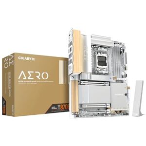 Gigabyte X870E AERO X3D WOOD Motherboard Supports AMD Ryzen 9000 CPUs, 16+2+2 Phases Digital VRM, up to 9000Hz DDR5 (OC), 2xPCIe 5.0 + 2xPCIe 4.0, Wi-Fi 7, 5GbE LAN, USB 4 Gigabyte X870E AERO X3D WOOD Motherboard Supports AMD Ryzen 9000 CPUs, 16+2+2 Phases Digital VRM, up to 9000Hz DDR5 (OC), 2xPCIe 5.0 + 2xPCIe 4.0, Wi-Fi 7, 5GbE LAN, USB 4