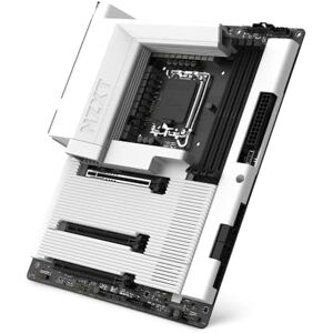 NZXT N7 Z890 – Intel Z890 LGA 1851 ATX Gaming Motherboard for Core Ultra (Series 2) 16+1+2, DDR5, 5x M.2, PCIe 5.0, Wi-Fi 6E, 2.5GbE, Thunderbolt 4 Full Cover – White NZXT N7 Z890 – Intel Z890 LGA 1851 ATX Gaming Motherboard for Core Ultra (Series 2) 16+1+2, DDR5, 5x M.2, PCIe 5.0, Wi-Fi 6E, 2.5GbE, Thunderbolt 4 Full Cover – White