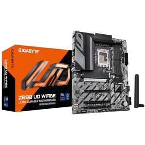 Gigabyte Z890 UD WIFI6E Intel Core Ultra (Series 2) LGA 1851 Motherboard, ATX, DDR5, 3X M.2, PCIe 5.0, Front USB Type-C, WIFI6E, 2.5GbE LAN, EZ-Latch Gigabyte Z890 UD WIFI6E Intel Core Ultra (Series 2) LGA 1851 Motherboard, ATX, DDR5, 3X M.2, PCIe 5.0, Front USB Type-C, WIFI6E, 2.5GbE LAN, EZ-Latch