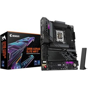 Gigabyte Z890 AORUS Elite WIFI7 Ultra Core (Series 2) LGA 1851, ATX, DDR5, 4X M.2, PCIe 5.0, Thunderbolt 4, WIFI7, 2.5GbE LAN, EZ-Latch Gigabyte Z890 AORUS Elite WIFI7 Ultra Core (Series 2) LGA 1851, ATX, DDR5, 4X M.2, PCIe 5.0, Thunderbolt 4, WIFI7, 2.5GbE LAN, EZ-Latch