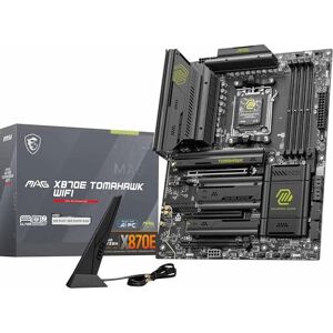 MSI MAG X870E TOMAHAWK WIFI Motherboard, ATX Supports AMD Ryzen 9000/8000 / 7000 Processors, AM5-80A SPS VRM, DDR5 Memory Boost 8400+ MT/s (OC), PCIe 5.0 x16, M.2 Gen5, Wi-Fi 7, 5G LAN MSI MAG X870E TOMAHAWK WIFI Motherboard, ATX Supports AMD Ryzen 9000/8000 / 7000 Processors, AM5-80A SPS VRM, DDR5 Memory Boost 8400+ MT/s (OC), PCIe 5.0 x16, M.2 Gen5, Wi-Fi 7, 5G LAN