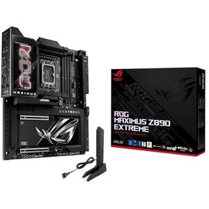 Asus Intel ROG Maximus Z890 Extreme E-ATX motherboard, 24+2+1+2 power stages, DDR5 slots, PCIe 5.0 with full support for next-gen GPUs, six M.2 slots, WiFi 7, Thunderbolt 5 ports Asus Intel ROG Maximus Z890 Extreme E-ATX motherboard, 24+2+1+2 power stages, DDR5 slots, PCIe 5.0 with full support for next-gen GPUs, six M.2 slots, WiFi 7, Thunderbolt 5 ports