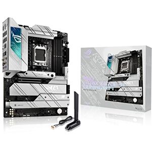 Asus ROG Strix X670E-F Gaming WiFi AMD Ryzen AM5 ATX motherboard, 16 + 2 power stages, DDR5 support, four M.2 slots with heatsinks, USB 3.2 Gen 2x2, PCIe 5.0, WiFi 6E, AI Cooling II, and Aura Sync Asus ROG Strix X670E-F Gaming WiFi AMD Ryzen AM5 ATX motherboard, 16 + 2 power stages, DDR5 support, four M.2 slots with heatsinks, USB 3.2 Gen 2x2, PCIe 5.0, WiFi 6E, AI Cooling II, and Aura Sync