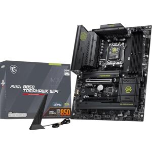 MSI MAG B850 TOMAHAWK WIFI Motherboard, ATX Supports AMD Ryzen 9000/8000 / 7000 Processors, AM5-80A SPS VRM, DDR5 Memory Boost 8200+ MT/s (OC), PCIe 5.0 x16, M.2 Gen5, Wi-Fi 7, 5G LAN MSI MAG B850 TOMAHAWK WIFI Motherboard, ATX Supports AMD Ryzen 9000/8000 / 7000 Processors, AM5-80A SPS VRM, DDR5 Memory Boost 8200+ MT/s (OC), PCIe 5.0 x16, M.2 Gen5, Wi-Fi 7, 5G LAN