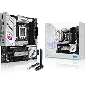 Asus ROG STRIX B760-G GAMING WIFI D4 Intel® B760 LGA 1700 mATX motherboard, PCIe 5.0 x16 SafeSlot, 2 x PCIe 4.0 M.2 slots, WiFi 6E, 2.5G Ethernet, USB 3.2 Gen 2x2 Type-C®, Aura Sync RGB, White Asus ROG STRIX B760-G GAMING WIFI D4 Intel® B760 LGA 1700 mATX motherboard, PCIe 5.0 x16 SafeSlot, 2 x PCIe 4.0 M.2 slots, WiFi 6E, 2.5G Ethernet, USB 3.2 Gen 2x2 Type-C®, Aura Sync RGB, White