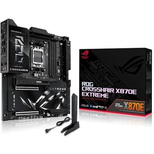 Asus ROG Crosshair X870E Extreme Gaming Motherboard Socket AMD AM5 (Ryzen 9000, E-ATX, 3X PCIe 5.0, 2x PCIe 4.0, DDR 5 Memory, WiFi 7, AI Overclocking, PCIe Q Release, Aura Sync) Asus ROG Crosshair X870E Extreme Gaming Motherboard Socket AMD AM5 (Ryzen 9000, E-ATX, 3X PCIe 5.0, 2x PCIe 4.0, DDR 5 Memory, WiFi 7, AI Overclocking, PCIe Q Release, Aura Sync)