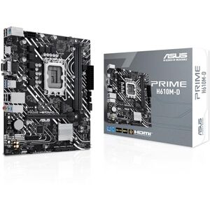 ASUS Prime H610M-D Motherboard - DDR5 - MicroATX - Black - LGA1700 - Intel H610 ASUS Prime H610M-D Motherboard - DDR5 - MicroATX - Black - LGA1700 - Intel H610