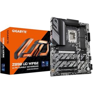 Gigabyte Z890 UD WIFI6E Motherboard Supports Intel Core Ultra (Series 2) CPUs, 12+1+2 phases VRM, up to 8800MHz DDR5 (OC), 1xPCIe 5.0 + 2xPCIe 4.0, Wi-Fi 6E, 2.5GbE LAN, Thunderbolt 4 Gigabyte Z890 UD WIFI6E Motherboard Supports Intel Core Ultra (Series 2) CPUs, 12+1+2 phases VRM, up to 8800MHz DDR5 (OC), 1xPCIe 5.0 + 2xPCIe 4.0, Wi-Fi 6E, 2.5GbE LAN, Thunderbolt 4