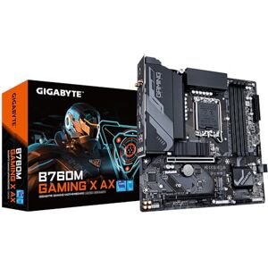 Gigabyte B760M Gaming X AX Motherboard - Micro ATX, DDR5, PCIe 4.0 Gigabyte B760M Gaming X AX Motherboard - Micro ATX, DDR5, PCIe 4.0