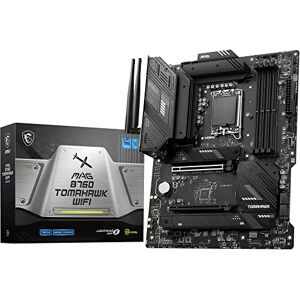 MSI MAG B760 TOMAHAWK WIFI Motherboard, ATX Supports Intel 12th & 13th Gen Core Processors, LGA 1700 75A DrMOS VRM, DDR5 Memory Boost 7000+MHz/OC, PCIe 5.0 x16, M.2 Gen4, Wi-Fi 6E MSI MAG B760 TOMAHAWK WIFI Motherboard, ATX Supports Intel 12th & 13th Gen Core Processors, LGA 1700 75A DrMOS VRM, DDR5 Memory Boost 7000+MHz/OC, PCIe 5.0 x16, M.2 Gen4, Wi-Fi 6E