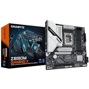 Gigabyte Z890M GAMING X Motherboard Supports Intel Core Ultra (Series 2) CPUs, 8+1+2 phases VRM, up to 8800MHz DDR5 (OC), 1xPCIe 5.0 + 2xPCIe 4.0, 2.5GbE LAN, USB 3.2 Gen 1 Gigabyte Z890M GAMING X Motherboard Supports Intel Core Ultra (Series 2) CPUs, 8+1+2 phases VRM, up to 8800MHz DDR5 (OC), 1xPCIe 5.0 + 2xPCIe 4.0, 2.5GbE LAN, USB 3.2 Gen 1