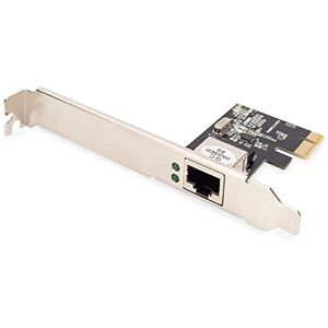 Digitus Gigabit Ethernet network card 1 RJ45 port PCI Express Realtek RTL8111H incl. low profile slot cover 10/100/1000 Mbps Digitus Gigabit Ethernet network card 1 RJ45 port PCI Express Realtek RTL8111H incl. low profile slot cover 10/100/1000 Mbps