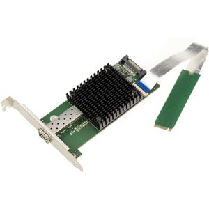 KALEA-INFORMATIQUE 10G 10G 10 GIGABIT ETHERNET Fiber SFP+ Network Card for M.2 PCIe Type Port, M Key or B+M with Intel Chipset JL82599EN KALEA-INFORMATIQUE 10G 10G 10 GIGABIT ETHERNET Fiber SFP+ Network Card for M.2 PCIe Type Port, M Key or B+M with Intel Chipset JL82599EN