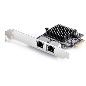StarTech .com 2-Port 5G Gigabit PCIe Network Adapter Card, PCI Express LAN Card, Realtek RTL8126, Windows and Linux, TAA StarTech .com 2-Port 5G Gigabit PCIe Network Adapter Card, PCI Express LAN Card, Realtek RTL8126, Windows and Linux, TAA