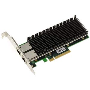 KALEA-INFORMATIQUE Network controller card PCIe 3.0 x8 Lan Ethernet 10G 2 RJ45 ports. With Intel X540 Chipset. High and Low profile brackets. KALEA-INFORMATIQUE Network controller card PCIe 3.0 x8 Lan Ethernet 10G 2 RJ45 ports. With Intel X540 Chipset. High and Low profile brackets.