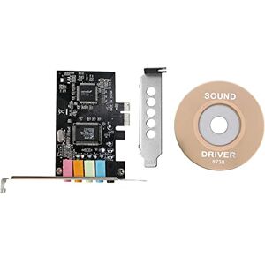 gluttonous PCIe Sound Card 5.1, PCI Surround 3D Audio Card for PC with High Direct Sound Performance & Low Bracket gluttonous PCIe Sound Card 5.1, PCI Surround 3D Audio Card for PC with High Direct Sound Performance & Low Bracket