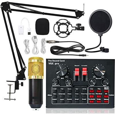 HCZKIUJY Professional Audio Mixer USB 5.0 Audio Sound Card USB External Headset Microphone Webcast Live Broadcast Adapter Game Music for PC Phone Computer Sound Board HCZKIUJY Professional Audio Mixer USB 5.0 Audio Sound Card USB External Headset Microphone Webcast Live Broadcast Adapter Game Music for PC Phone Computer Sound Board