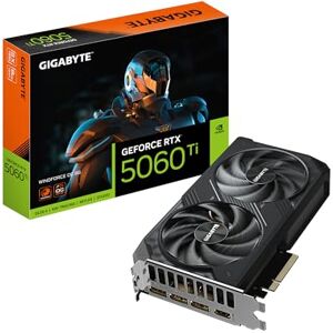Gigabyte GeForce RTX 5060 Ti WINDFORCE OC 8G Graphics Card 8GB GDDR7, 128bit, PCI-E 5.0, 2587MHz Core Clock, 3 x DisplayPort, 1 x HDMI, GV-N506TWF2OC-8GD Gigabyte GeForce RTX 5060 Ti WINDFORCE OC 8G Graphics Card 8GB GDDR7, 128bit, PCI-E 5.0, 2587MHz Core Clock, 3 x DisplayPort, 1 x HDMI, GV-N506TWF2OC-8GD