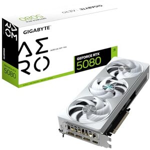 Gigabyte GeForce RTX 5080 AERO OC SFF 16G Graphics Card 16GB GDDR7, 256bit, PCI-E 5.0, 2730MHz Core Clock, 3 x DisplayPort, 1 x HDMI, GV-N5080AERO OC-16GD Gigabyte GeForce RTX 5080 AERO OC SFF 16G Graphics Card 16GB GDDR7, 256bit, PCI-E 5.0, 2730MHz Core Clock, 3 x DisplayPort, 1 x HDMI, GV-N5080AERO OC-16GD