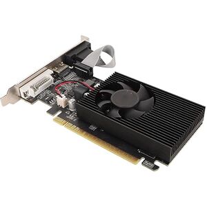 Yunir GT730 Graphics Card, 4G DDR3 128bit GF108/40nm 700/500MHz Desktop Computer Graphics Card, VGA DVI HDMI PCI Express 2.0 x 16 Game Graphics Card