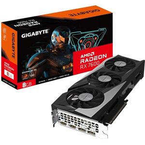 Gigabyte Radeon RX 7600 GAMING OC 8G Graphics Card 8GB GDDR6, 128bit, PCI-E 4.0, 2755 MHz Core Clock, 2 x DisplayPort, 2 x HDMI, GV-R76GAMING OC-8GD Gigabyte Radeon RX 7600 GAMING OC 8G Graphics Card 8GB GDDR6, 128bit, PCI-E 4.0, 2755 MHz Core Clock, 2 x DisplayPort, 2 x HDMI, GV-R76GAMING OC-8GD