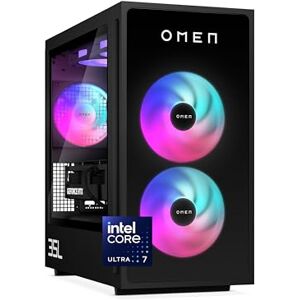 HP OMEN 35L Gaming Desktop Tower PC Intel® Core™ Ultra 7 265F Processor 32 GB DDR5 RAM 1TB SSD NVIDIA GeForce RTX 5070 (12 GB GDDR7 dedicated) Windows 11 RGB liquid cooler GT16-0051sa HP OMEN 35L Gaming Desktop Tower PC Intel® Core™ Ultra 7 265F Processor 32 GB DDR5 RAM 1TB SSD NVIDIA GeForce RTX 5070 (12 GB GDDR7 dedicated) Windows 11 RGB liquid cooler GT16-0051sa