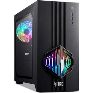 Acer Nitro N30-100 Gaming Desktop PC AMD Ryzen 7 8700F, 16GB, 1TB SSD, NVIDIA GeForce RTX 5060, No Monitor, Windows 11, Black Acer Nitro N30-100 Gaming Desktop PC AMD Ryzen 7 8700F, 16GB, 1TB SSD, NVIDIA GeForce RTX 5060, No Monitor, Windows 11, Black