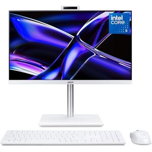 Acer Aspire C24-1Y All-in-One Desktop PC Intel Core 5-120U, 16GB, 1TB SSD, Integrated Intel Graphics, 23.8" Full HD Display, Windows 11, White Acer Aspire C24-1Y All-in-One Desktop PC Intel Core 5-120U, 16GB, 1TB SSD, Integrated Intel Graphics, 23.8" Full HD Display, Windows 11, White
