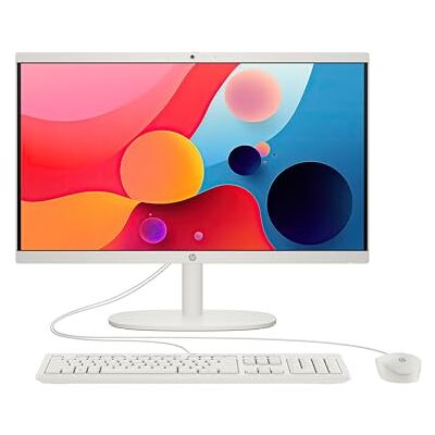 HP 22” All-in-One Desktop PC Intel® N100 Processor 8 GB RAM 256 GB SSD Intel UHD Graphics FHD Display Windows 11 Home Dual Speakers Ceramic White 22-dg0006sa HP 22” All-in-One Desktop PC Intel® N100 Processor 8 GB RAM 256 GB SSD Intel UHD Graphics FHD Display Windows 11 Home Dual Speakers Ceramic White 22-dg0006sa