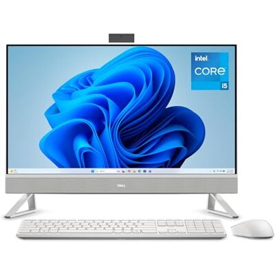 Dell 27 All-in-One Desktop Intel Core i5-1334U, 16GB RAM, 512GB SSD 27'' FHD, Intel UHD Graphics, Windows 11 Home, Wi-Fi 6E, Bluetooth 5.2, Wireless Keyboard & Mouse Dell 27 All-in-One Desktop Intel Core i5-1334U, 16GB RAM, 512GB SSD 27'' FHD, Intel UHD Graphics, Windows 11 Home, Wi-Fi 6E, Bluetooth 5.2, Wireless Keyboard & Mouse