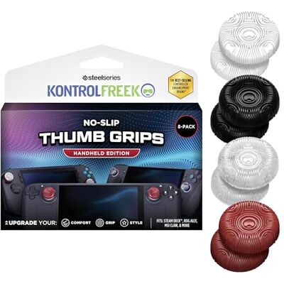 KontrolFreek Portable Game Console Thumb Grips Universal Edition for Steam Deck, Switch 2, ROG Ally and Logitech G-Cloud, Pack of 8 KontrolFreek Portable Game Console Thumb Grips Universal Edition for Steam Deck, Switch 2, ROG Ally and Logitech G-Cloud, Pack of 8