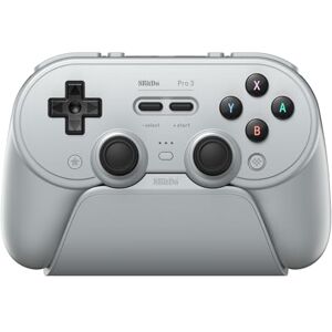8Bitdo Pro 3 Bluetooth Controller for Switch/Switch 2 – TMR Joysticks, Swappable ABXY Buttons, Pro Back Buttons, Charging Dock, Hall Effect Triggers, for Windows, Apple, SteamOS, Android Gray 8Bitdo Pro 3 Bluetooth Controller for Switch/Switch 2 – TMR Joysticks, Swappable ABXY Buttons, Pro Back Buttons, Charging Dock, Hall Effect Triggers, for Windows, Apple, SteamOS, Android Gray