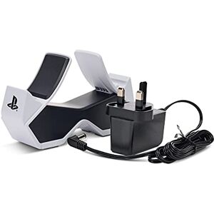 PowerA Twin Charging Station for PS5 Dualsense Wireless Controllers, PlayStation Charging Dock, AC Adaptor with 1.8m Cable, Free the USB Port, LED Light Indicator, Official PowerA Twin Charging Station for PS5 Dualsense Wireless Controllers, PlayStation Charging Dock, AC Adaptor with 1.8m Cable, Free the USB Port, LED Light Indicator, Official