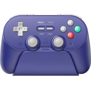 8Bitdo Pro 3 Bluetooth Controller for Switch/Switch 2 – TMR Joysticks, Swappable ABXY Buttons, Pro Back Buttons, Charging Dock, Hall Effect Triggers, for Windows, Apple, SteamOS, Android Purple 8Bitdo Pro 3 Bluetooth Controller for Switch/Switch 2 – TMR Joysticks, Swappable ABXY Buttons, Pro Back Buttons, Charging Dock, Hall Effect Triggers, for Windows, Apple, SteamOS, Android Purple