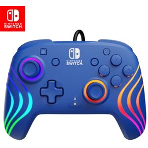 PDP Official Switch Afterglow Wave Wired Controller Blue PDP Official Switch Afterglow Wave Wired Controller Blue